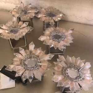 Napkin rings, set of 6